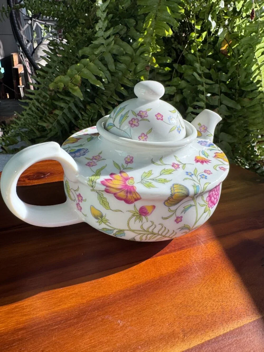Vintage Toscany Avignon Floral Teapot, Japan - Fine China Cottagecore Tea Pot